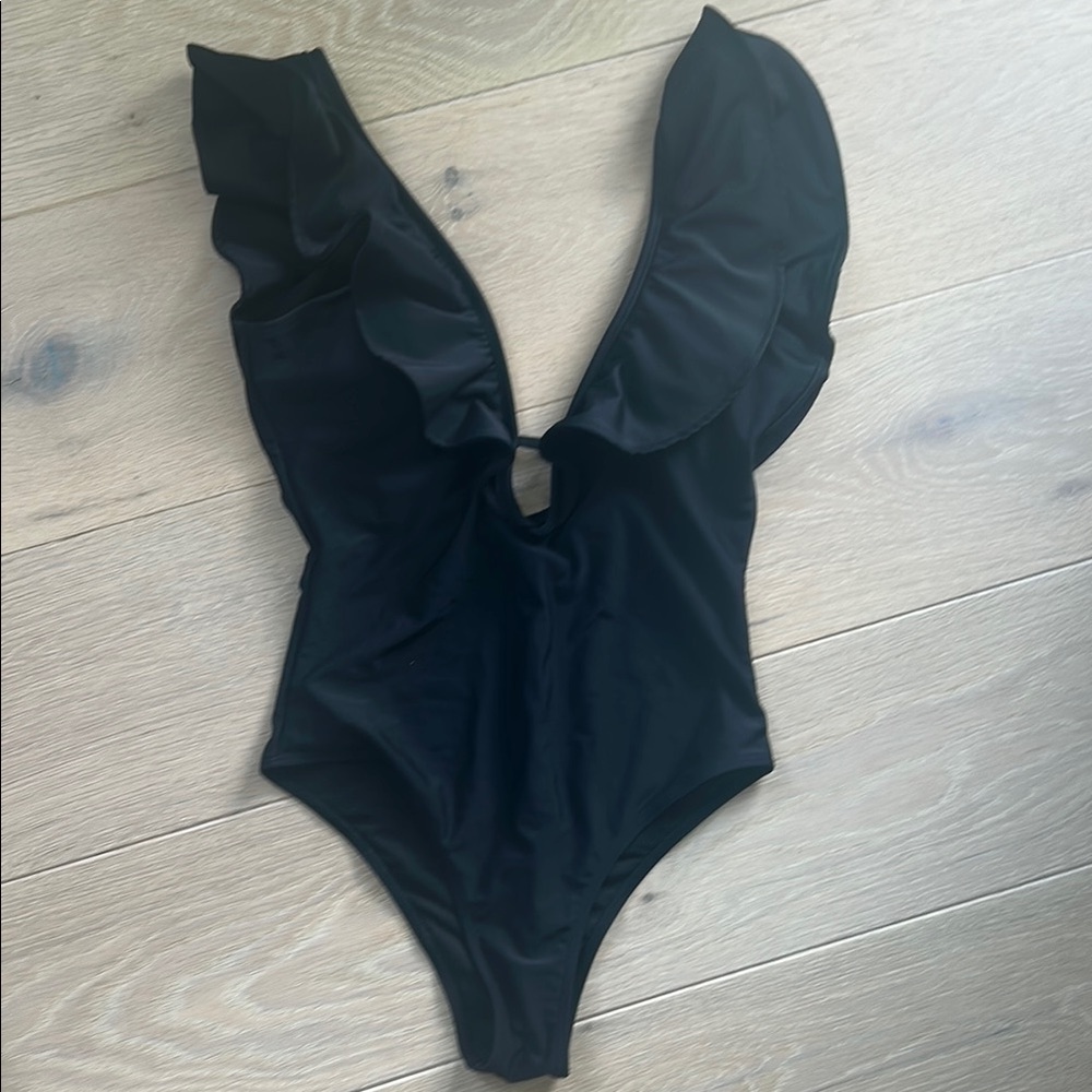 Black One Piece Swimsuit
